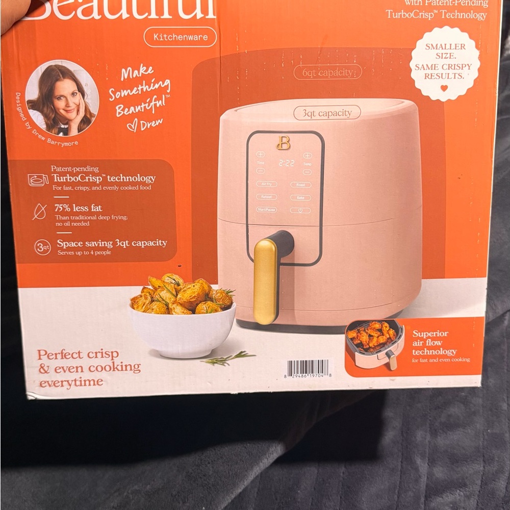 Kitchenware Pink 3QT Air Fryer by